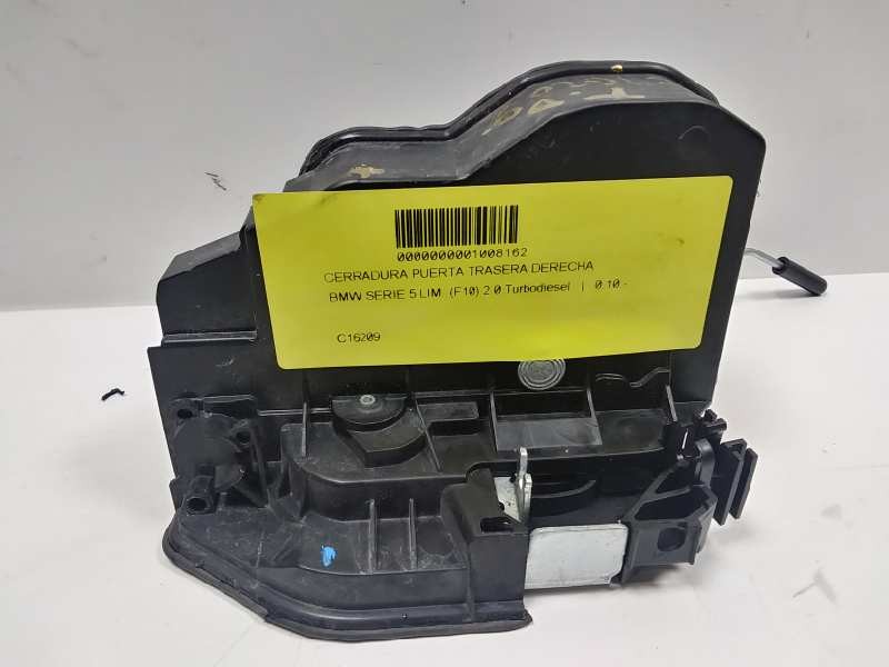 Recambio de cerradura puerta trasera derecha para bmw serie 5 lim. (f10) 2.0 turbodiesel referencia OEM IAM 7229460  