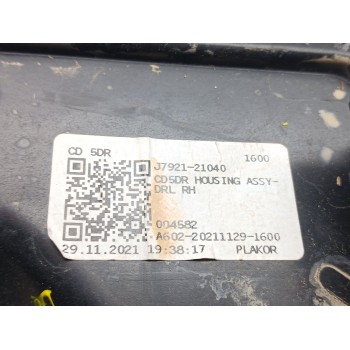 Recambio de faro derecho para kia ceed (cd) 1.0 t-gdi referencia OEM IAM 92102J7000 92102j7051 