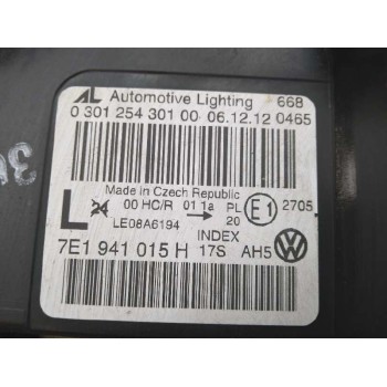 Recambio de faro izquierdo para volkswagen t5 transporter (7e) kombi referencia OEM IAM 7E1941015H 030125430100 