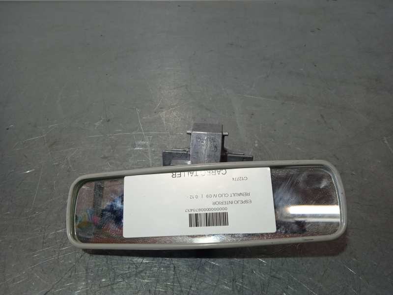 Recambio de espejo interior para renault clio iv 0.9 referencia OEM IAM 1012554 GRIS 