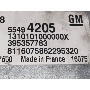 Recambio de centralita motor uce para opel insignia berlina excellence referencia OEM IAM 55494205 A2C92816900 1310101000000X