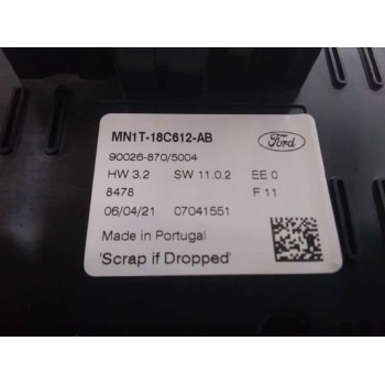 Recambio de mando climatizador para ford puma st-line referencia OEM IAM MN1T18C612AB  