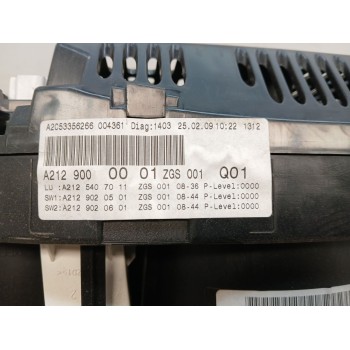 Recambio de cuadro instrumentos para mercedes-benz clase e (w212) e 220 cdi / bluetec (212.001, 212.002) referencia OEM IAM A212