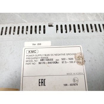 Recambio de sistema audio / radio cd para kia carens iv 1.7 crdi referencia OEM IAM 96170A4610C  