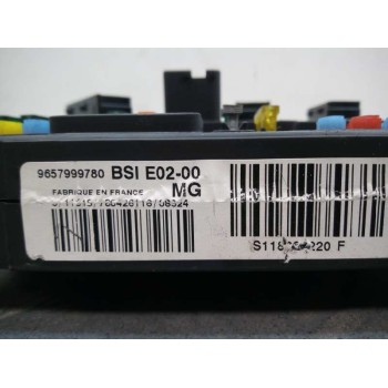 Recambio de centralita bsi para citroën xsara picasso 1.6 hdi 90 sx referencia OEM IAM 9657999780  