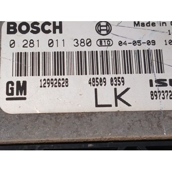 Recambio de centralita motor uce para opel astra h berlina elegance referencia OEM IAM 0281011380 485890359 18830359