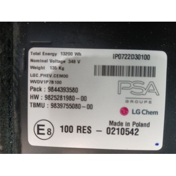 Recambio de bateria para citroën c5 aircross feel referencia OEM IAM 9844393580 9839755080 9825281980