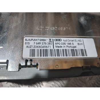 Recambio de sistema audio / radio cd para audi a3 sportback (8p) 1.8 tfsi ambition referencia OEM IAM 8P0035186S  