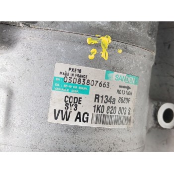 Recambio de compresor aire acondicionado para seat altea (5p1) 1.9 tdi referencia OEM IAM 1K0820808F 1k0820803s 8680f