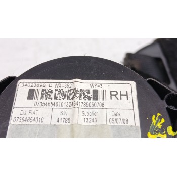 Recambio de cinturon seguridad delantero derecho para fiat 500 (312_) 1.3 d multijet (312axb1a) referencia OEM IAM 34022786a  