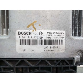 Recambio de centralita motor uce para renault scenic iii dynamique referencia OEM IAM 237101074R 0281019075 