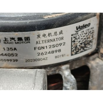 Recambio de alternador para mg zs suv (azs1) 1.0 t-gdi referencia OEM IAM FGN12S092 654559939 10644052