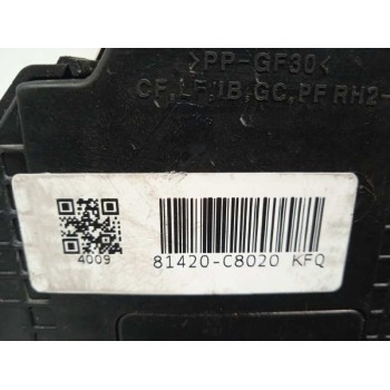 Recambio de cerradura puerta trasera derecha para hyundai i20 basis blue referencia OEM IAM 81420C8020  4 PINS
