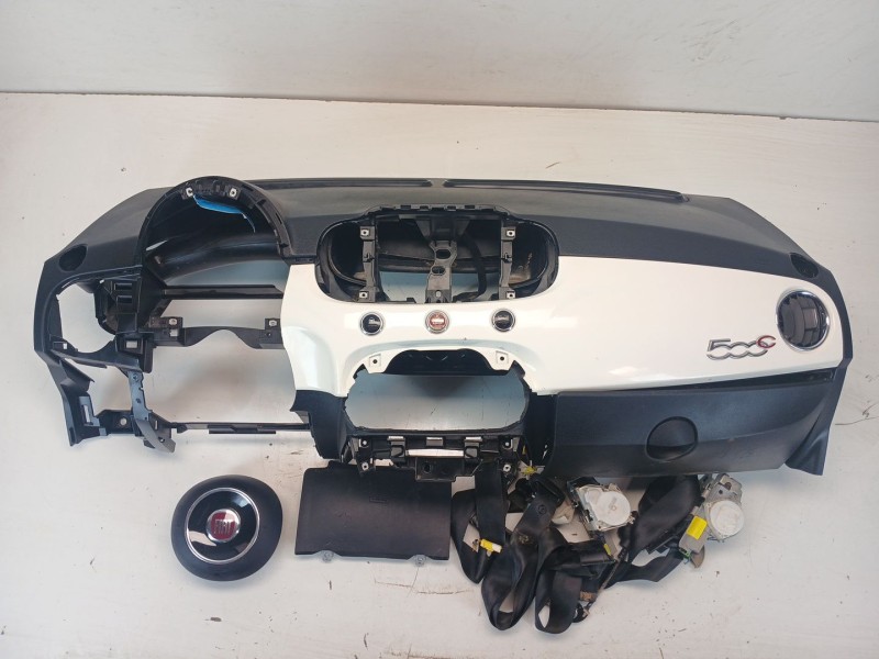 Recambio de kit airbag para fiat 500 (312_) 1.2 (312axa1a) referencia OEM IAM 0000735763509 0000052221713 0000735627594