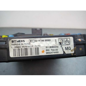 Recambio de centralita bsi para citroën c2 sx referencia OEM IAM 9652474480  