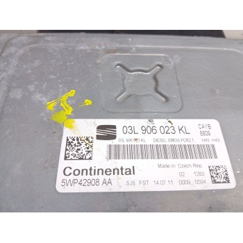Recambio de centralita motor uce para seat leon (1p1) 1.6 tdi referencia OEM IAM 03l906023kl 5wp42908aa 