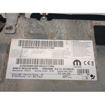 Recambio de kit airbag para fiat 500 (312_) 1.2 (312axa1a) referencia OEM IAM 0000735763509 0000052221713 0000735627594