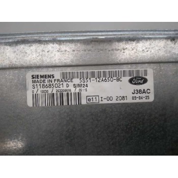 Recambio de centralita motor uce para ford ka (ccq) 1.3 cat referencia OEM IAM 5S5112A650BC  