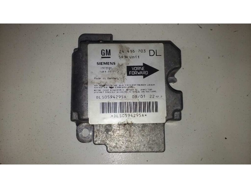 Recambio de centralita airbag para opel astra g berlina club referencia OEM IAM 24416703DL 24416703DL 