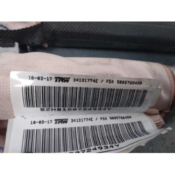 Recambio de airbag cortina delantero izquierdo para peugeot 308 access referencia OEM IAM 9805768480  