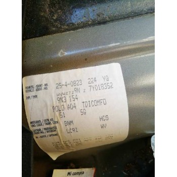 volkswagen polo (9n3) del año 2006