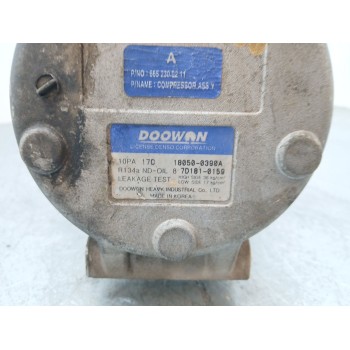Recambio de compresor aire acondicionado para ssangyong rodius i 2.7 xdi referencia OEM IAM 180500390A 7D1810159 