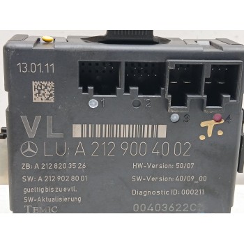 Recambio de centralita cierre para mercedes-benz clase e descapotable (a207) e 220 cdi / bluetec / d (207.402, 207.401) referenc