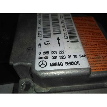 Recambio de centralita airbag para mercedes-benz clase a (w168) 160 (168.033) referencia OEM IAM 0018203126 0018203126 001820312