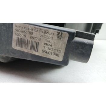 Recambio de faro derecho para peugeot 206 cc (2d) 1.6 16v (2dnfuf, 2dnfur) referencia OEM IAM 9628666780 89001960 6205S9087276