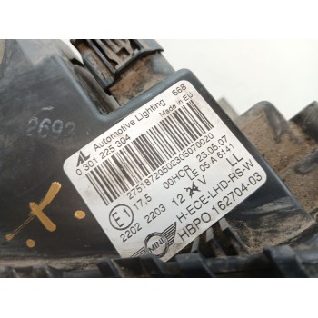 Recambio de faro derecho para mini mini (r56) one referencia OEM IAM 0301225304  