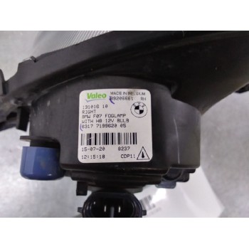 Recambio de faro antiniebla derecho para bmw serie 5 gran turismo (f07) 530d referencia OEM IAM 63177199620 89206661 