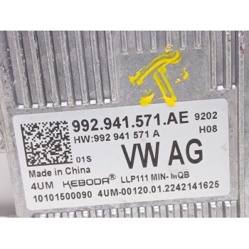 Recambio de centralita faros xenon para seat arona (kj7, kjp) 1.0 tsi referencia OEM IAM 992941571ae  