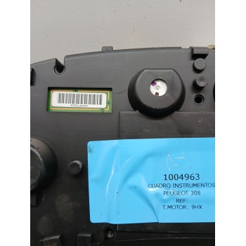 Recambio de cuadro instrumentos para peugeot 308 sport referencia OEM IAM 9666642180  