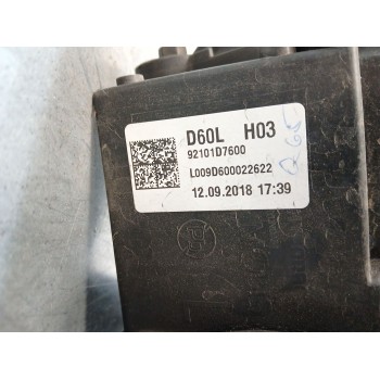 Recambio de faro izquierdo para hyundai tucson (tl, tle) 1.6 t-gdi referencia OEM IAM 92101D7600  