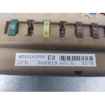 Recambio de caja reles / fusibles para subaru legacy lim. b14 limited referencia OEM IAM 82201AJ000  