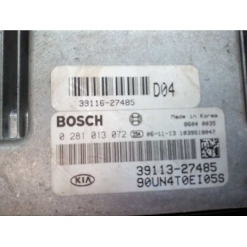 Recambio de centralita motor uce para kia carens (un) concept referencia OEM IAM 3911327485 0281013072 