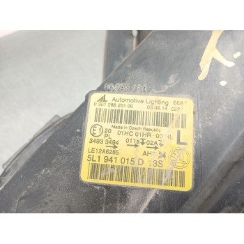 Recambio de faro izquierdo para skoda yeti (5l) 2.0 tdi referencia OEM IAM 5L1941015D  
