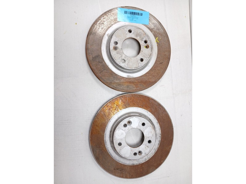 Recambio de disco freno delantero para hyundai santa fe (bm) 2.2 crdi cat referencia OEM IAM   X2