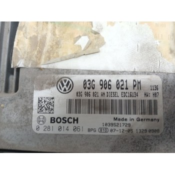 Recambio de centralita motor uce para volkswagen golf v (1k1) 1.9 tdi referencia OEM IAM 03g906021pm 0281014061 