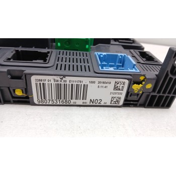 Recambio de centralita bsi para peugeot 208 style referencia OEM IAM 9807531680  