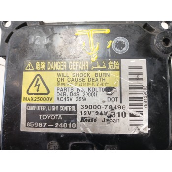 Recambio de centralita faros xenon para toyota avensis (_t25_) 2.2 d-4d (adt251_) referencia OEM IAM 8596724010 3900078496 