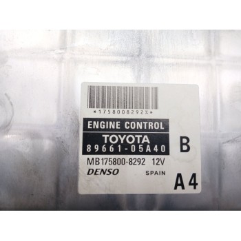 Recambio de centralita motor uce para toyota avensis sedán (_t25_) 2.0 d-4d (adt250_) referencia OEM IAM 8966105A40  