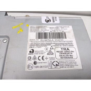 Recambio de sistema audio / radio cd para peugeot expert autobús (v_) 2.0 bluehdi 150 referencia OEM IAM 9818777780  