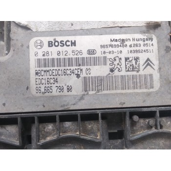Recambio de centralita motor uce para peugeot 206+ básico referencia OEM IAM 0281012526 9657699480 9666579080