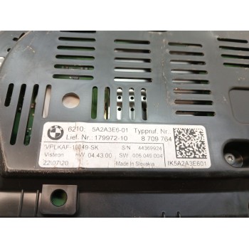 Recambio de cuadro instrumentos para bmw 1 (f40) 116 d referencia OEM IAM 62105A2A3E601  