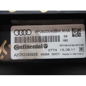 Recambio de mando climatizador para audi a3 (8p) 2.0 tdi ambiente referencia OEM IAM 8P0820043BM  