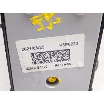 Recambio de mando elevalunas delantero izquierdo para kia niro i (de) 1.6 gdi hybrid referencia OEM IAM 93570G5310 93570g5320 