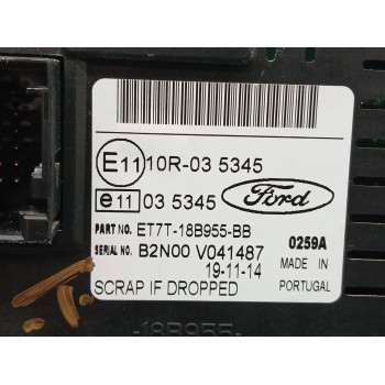 Recambio de display para ford fiesta (ccn) ambiente referencia OEM IAM et7t18b955bb  