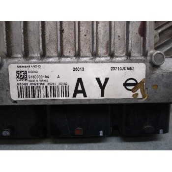 Recambio de centralita motor uce para nissan qashqai (j10) acenta referencia OEM IAM 23710JD54D S180033104 