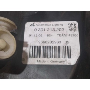 Recambio de faro derecho para peugeot 407 st sport referencia OEM IAM 9660235980  